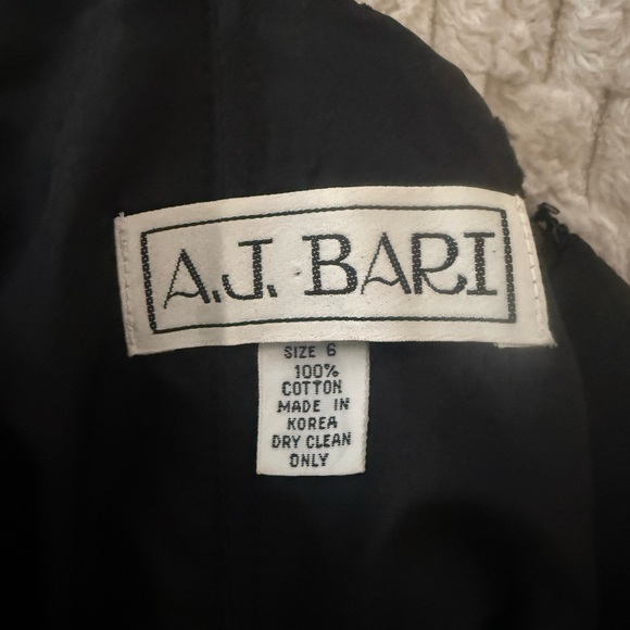 Vintage 80s A.J. Bari Bright Colorful Geometric Dress - Picture 3 of 3